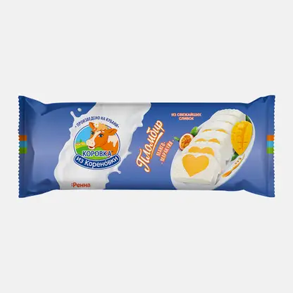 Мороженое Коровка из Кореновки ваниль манго и маракуйя 400г