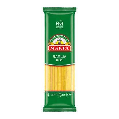 Изображение товара Макароны Makfa Лапша длинная 450г