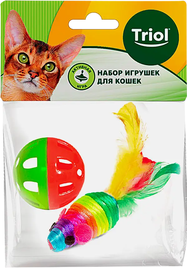 Набор игрушек для кошек Triol 2шт в ассортименте - фото 5