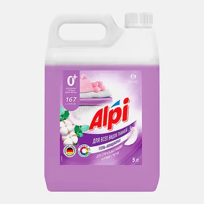 Гель-концентр для стирки Grass Alpi Delicate 5л