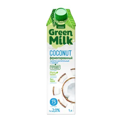 Изображение товара Напиток Green Milk ячменно-нутовый кокос 1л