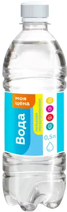 Изображение товара Вода Моя Цена питьевая негазированная 500мл
