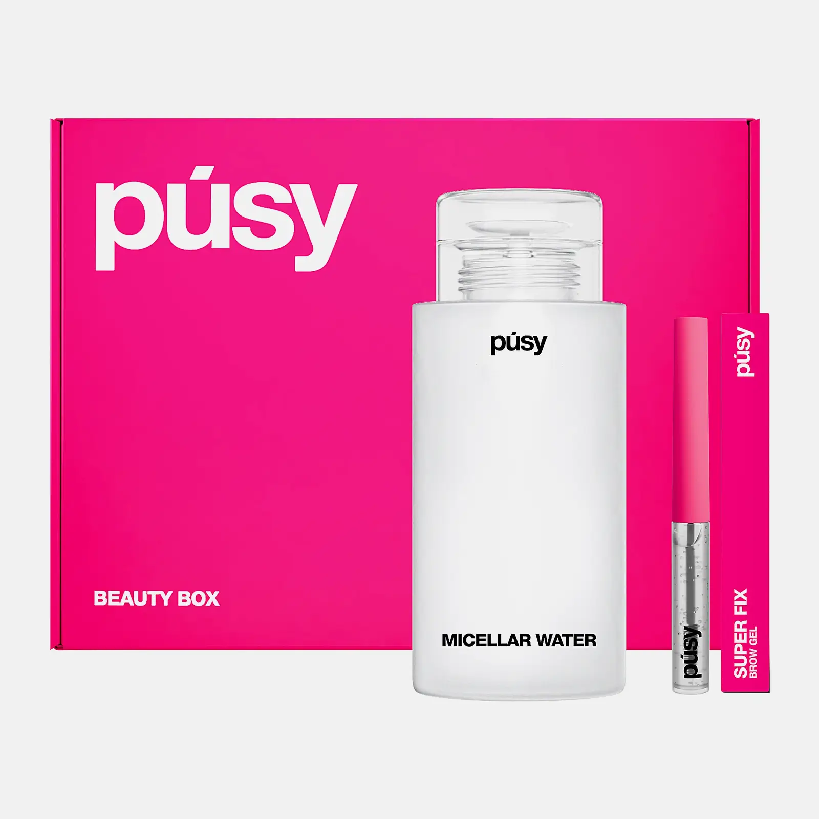 Подарочный набор Pusy Гель для бровей Super Fix 5мл + Мицеллярная вода 290мл в ассортименте Подарочный набор Pusy Гель для бровей Super Fix 5мл + Мицеллярная вода 290мл в ассортименте