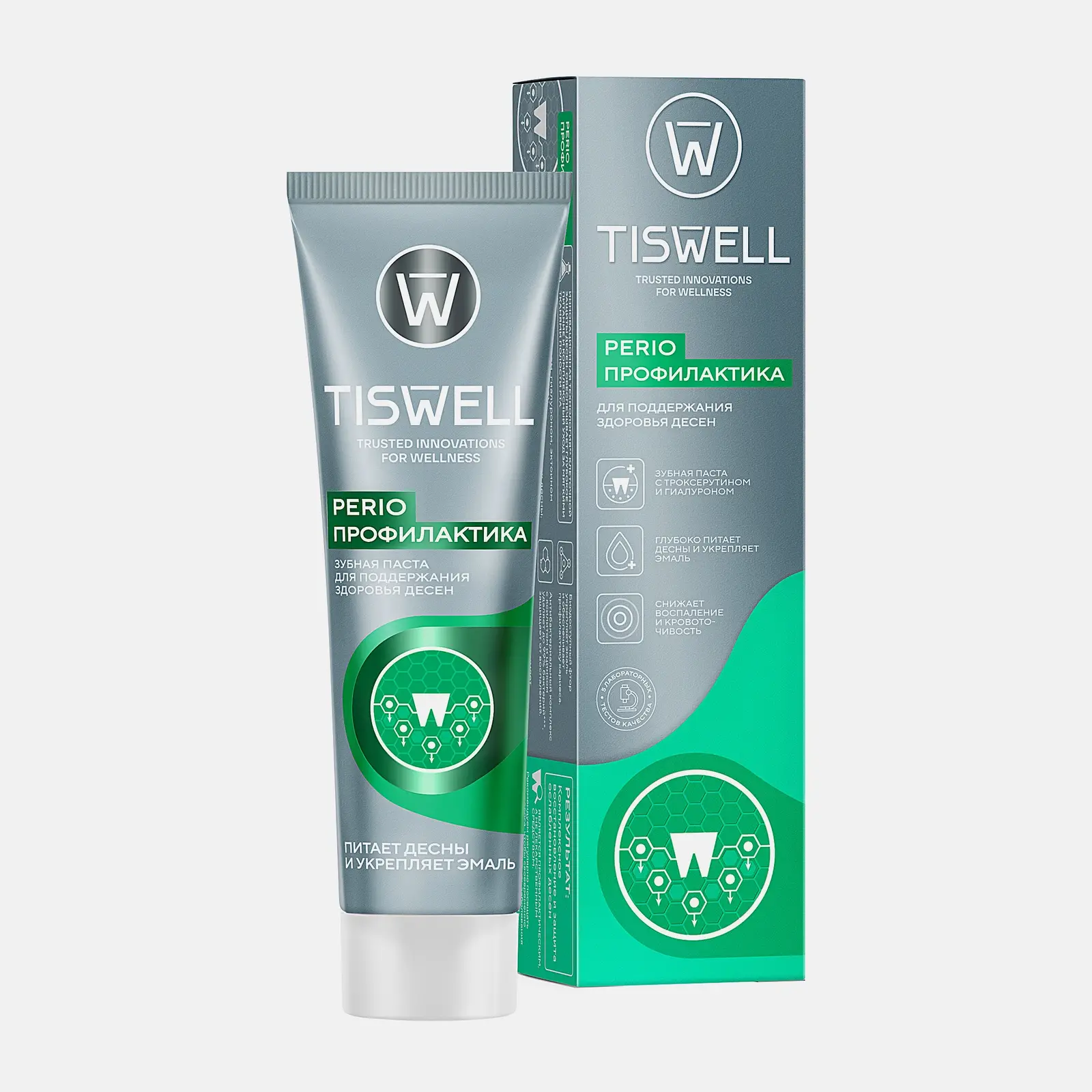 Зубная паста Tiswell Perio Профилактика для поддержания здоровья десен 110г