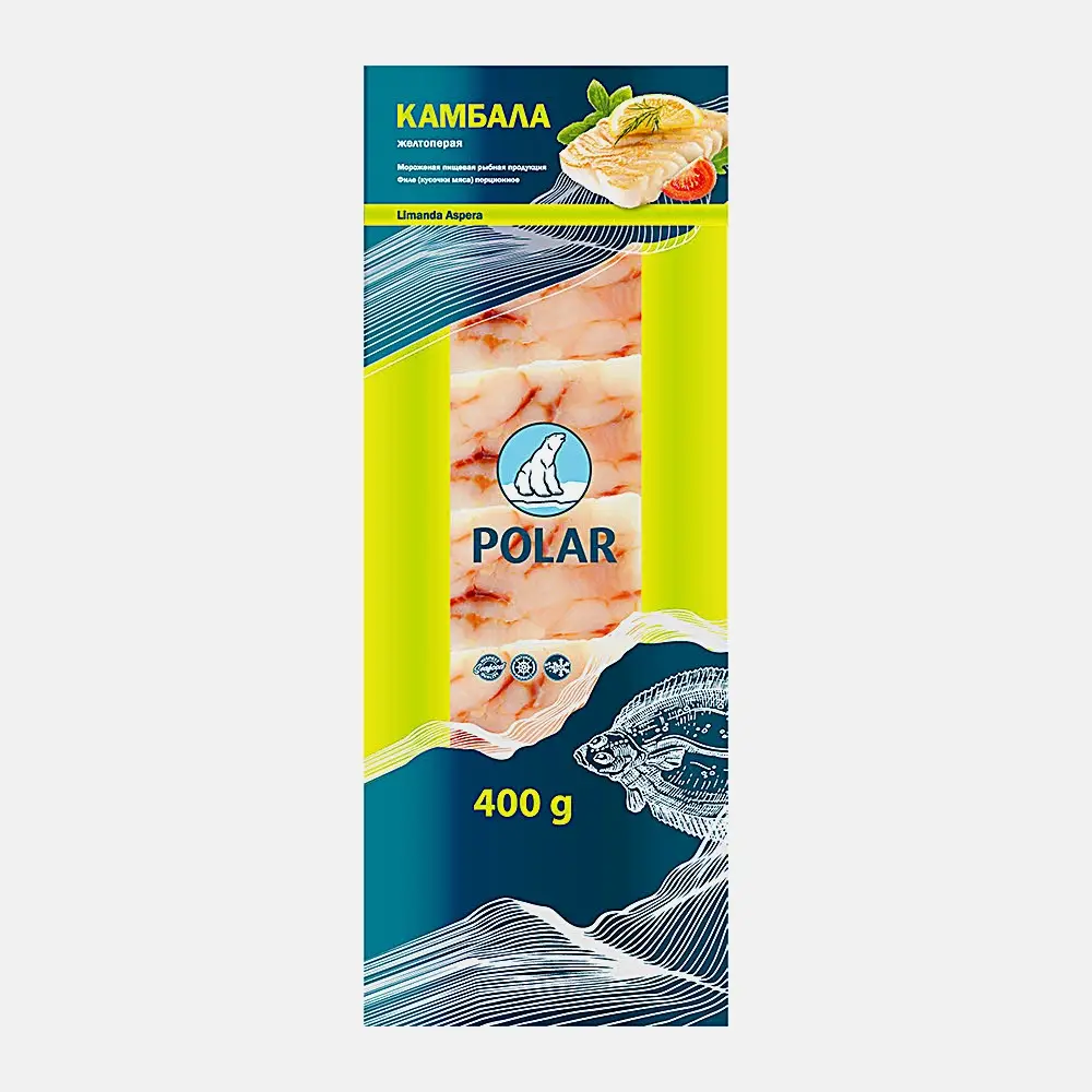 Филе камбалы Polar порционное 400г Филе камбалы Polar порционное 400г