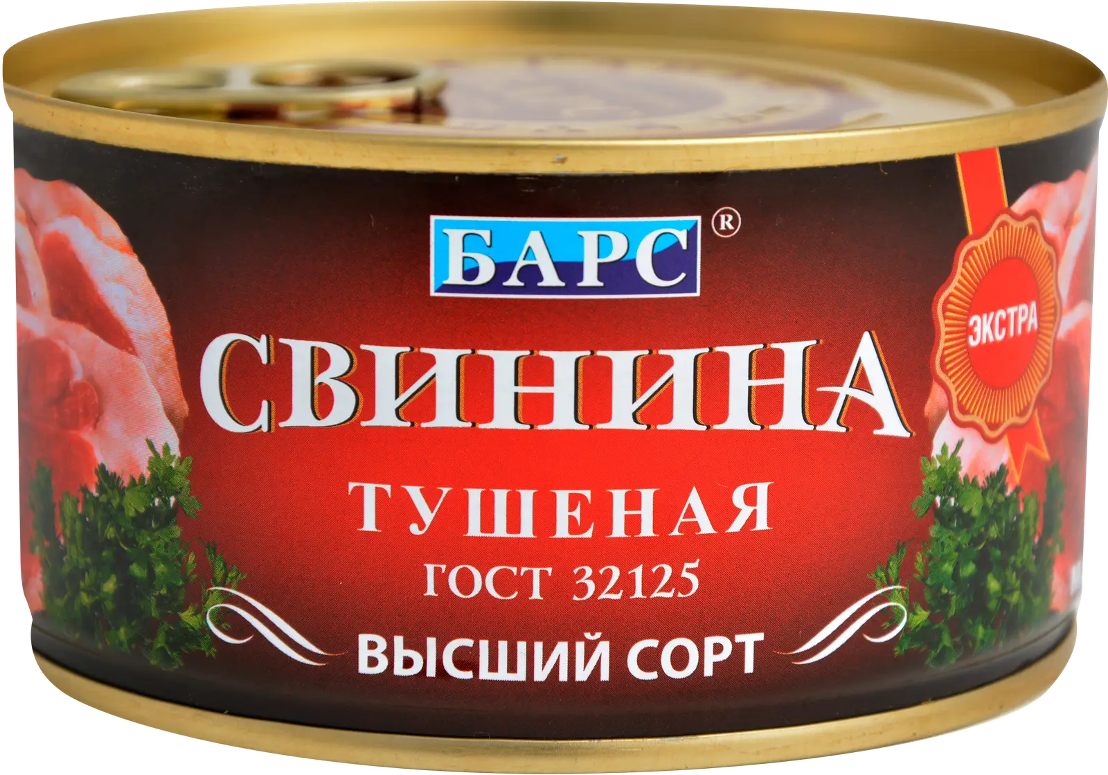 Свинина Барс тушеная высший сорт 325г — в каталоге на сайте сети Магнит |  Всеволожск