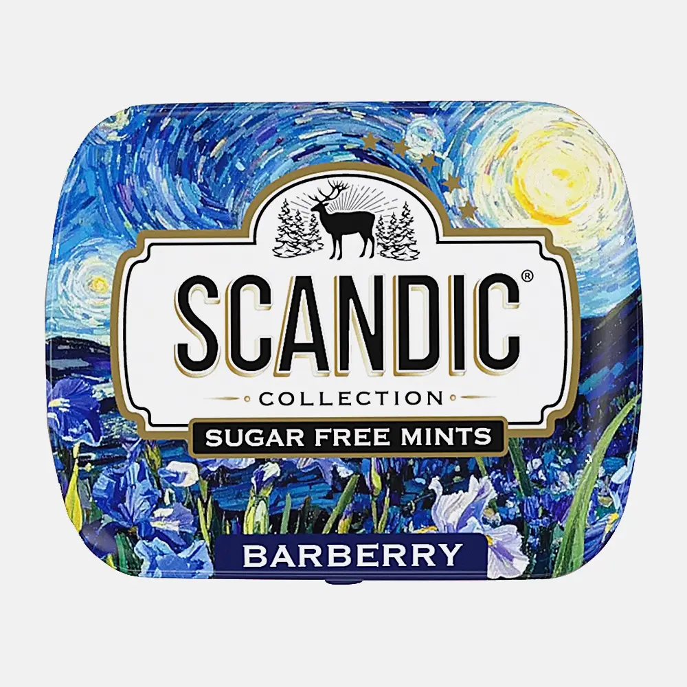 Конфеты освежающие без сахара барбарис Scandic 14г
