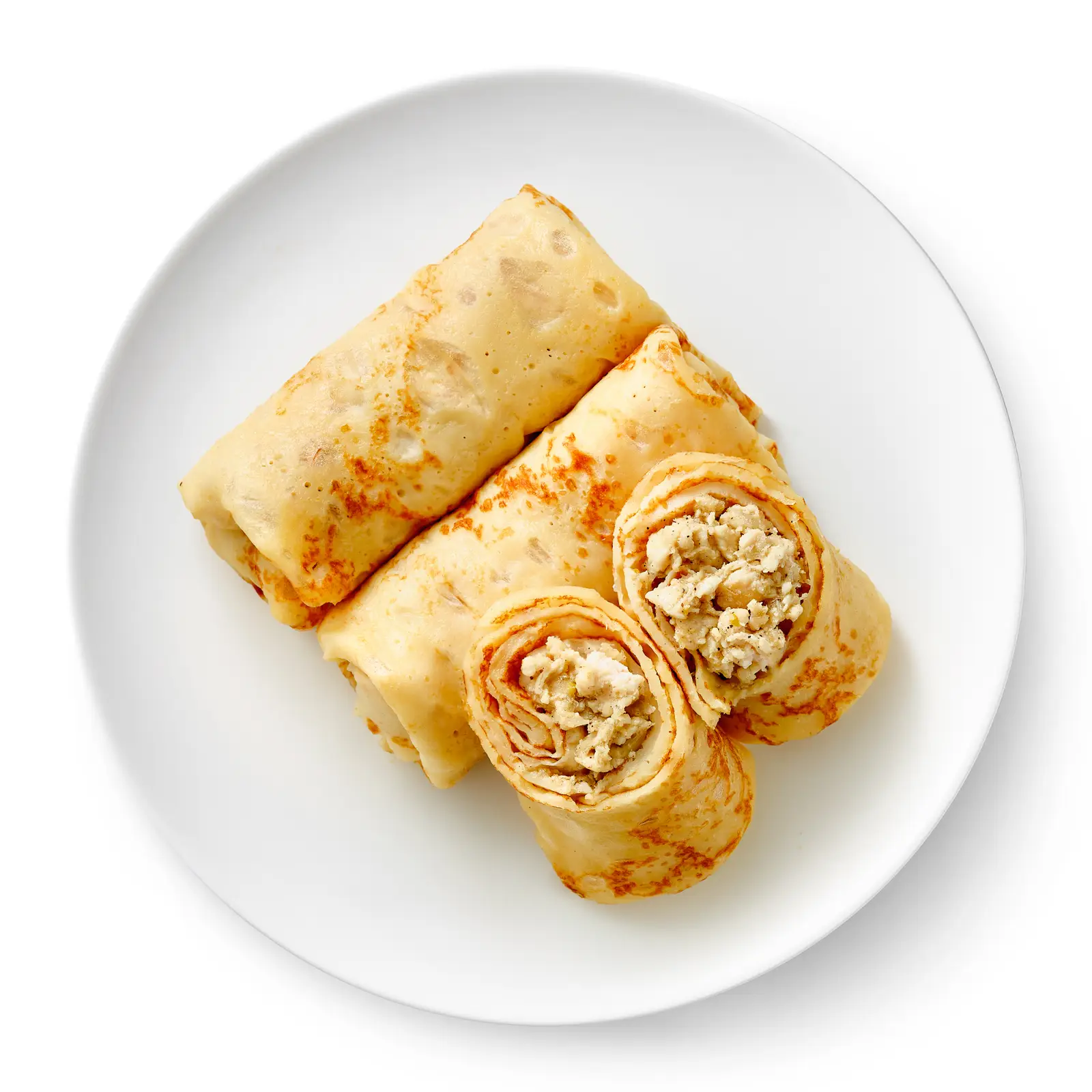 Изображение товара Блинчики пшеничные с курицей 210г - вкусное быстрое блюдо для перекуса или обеда