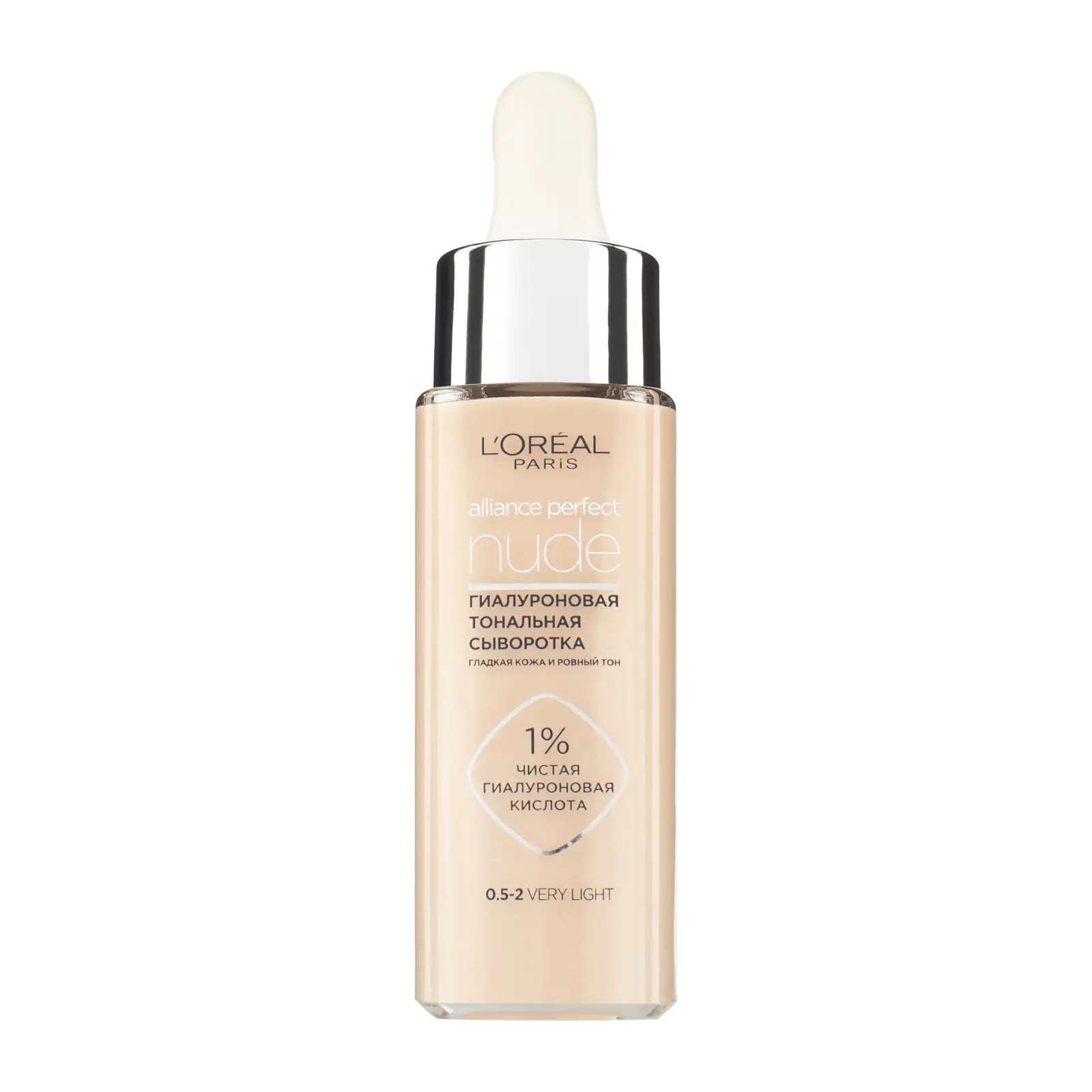Тональная сыворотка L’Oréal Paris Alliance Perfect Nude гиалуроновая 0.5-2. 