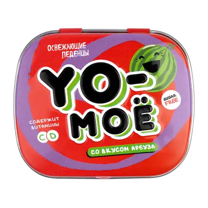 Изображение товара Леденцы Yo-Моё Освежающие со вкусом арбуза 16г