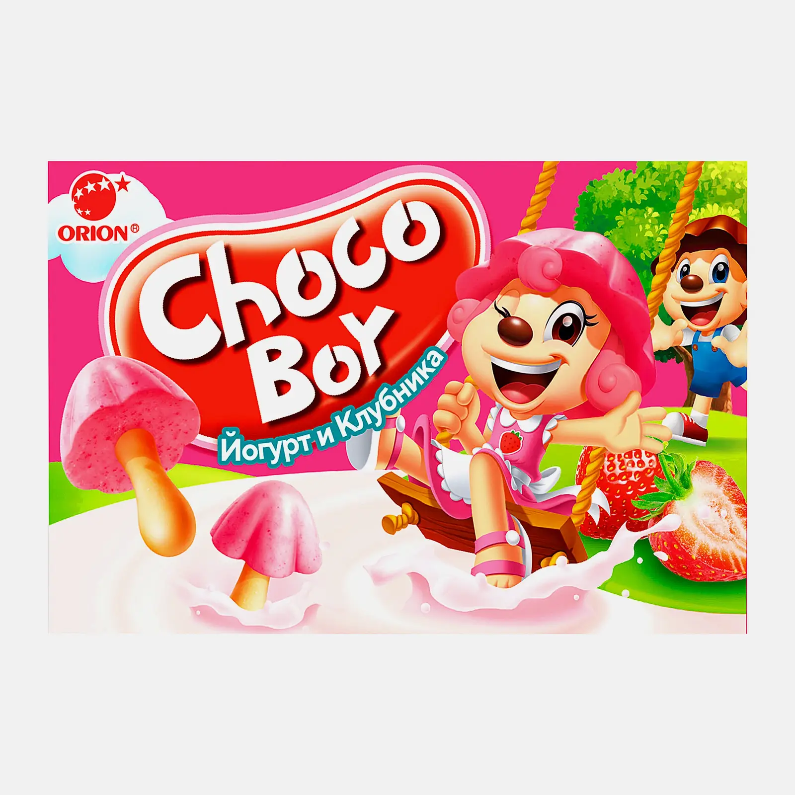 Изображение товара Печенье Йогурт и клубника Choco Boy 40г