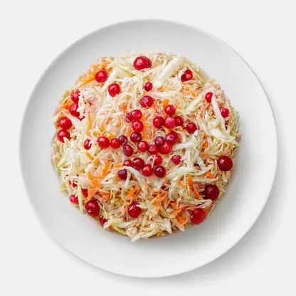 Капуста квашеная с клюквой 900г