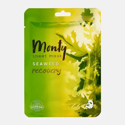 Восстанавливающая маска для лица Морские водоросли Monty 25мл