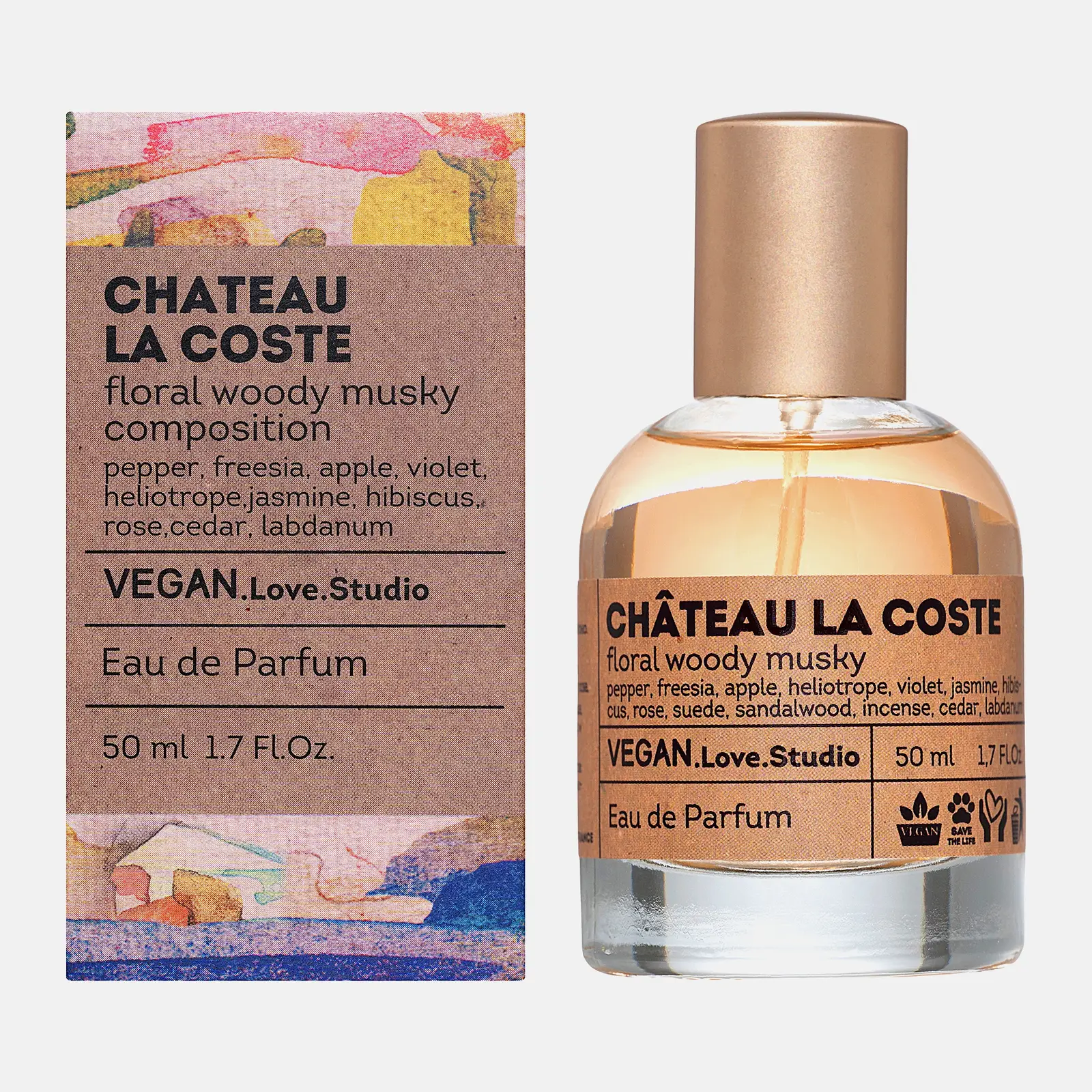 Парфюмерная вода Chateau La Coste Vegan Love Studio женская 50мл - фото 3 Парфюмерная вода Chateau La Coste Vegan Love Studio женская 50мл - фото 3