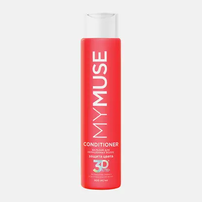 Бальзам для окрашенных волос Mymuse защита цвета и увлажнение 400мл
