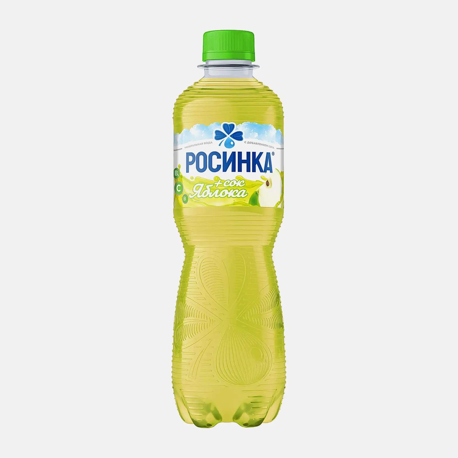 Напиток Липецкая Росинка минеральный Яблоко газированный 500мл