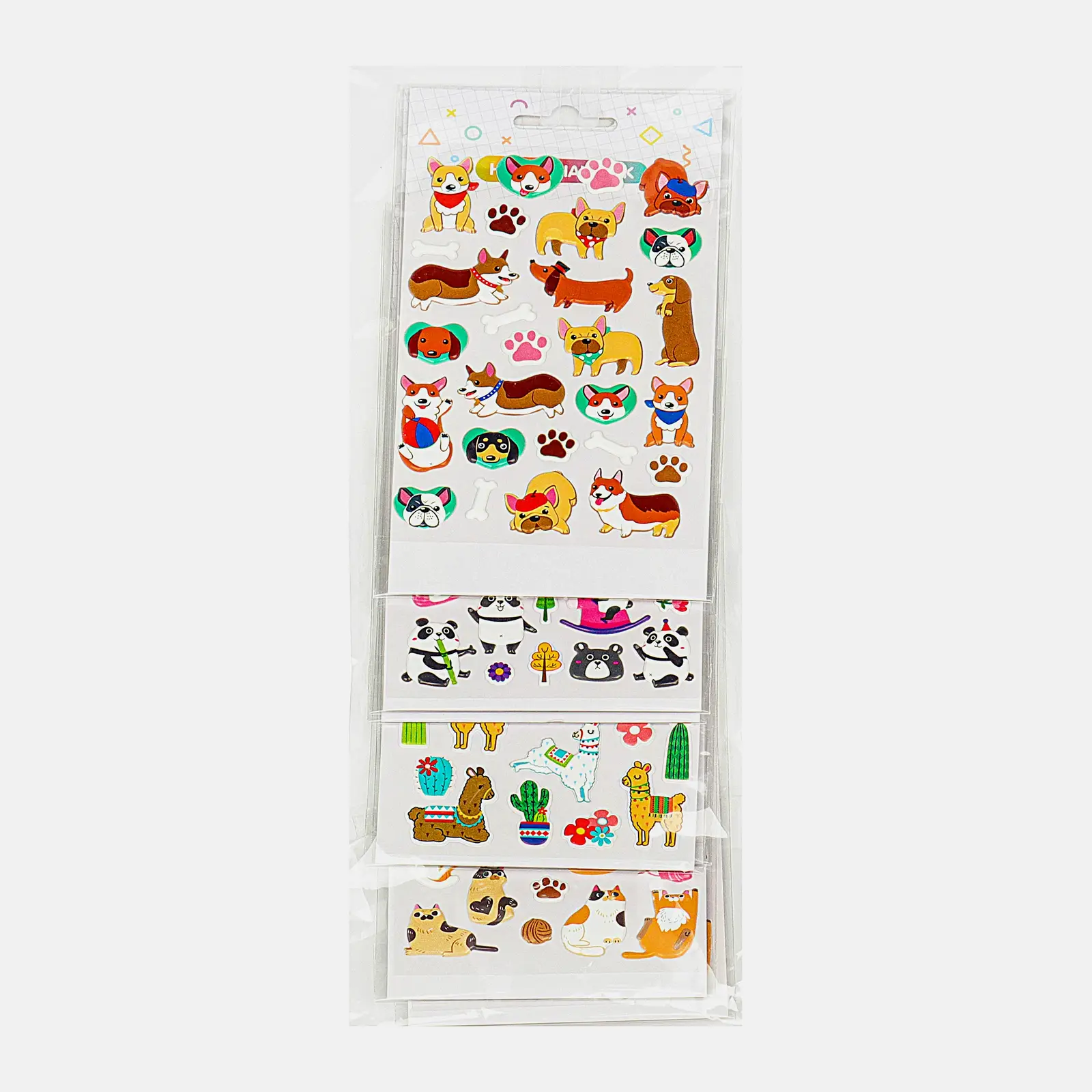 Наклейки 15*10см в ассортименте