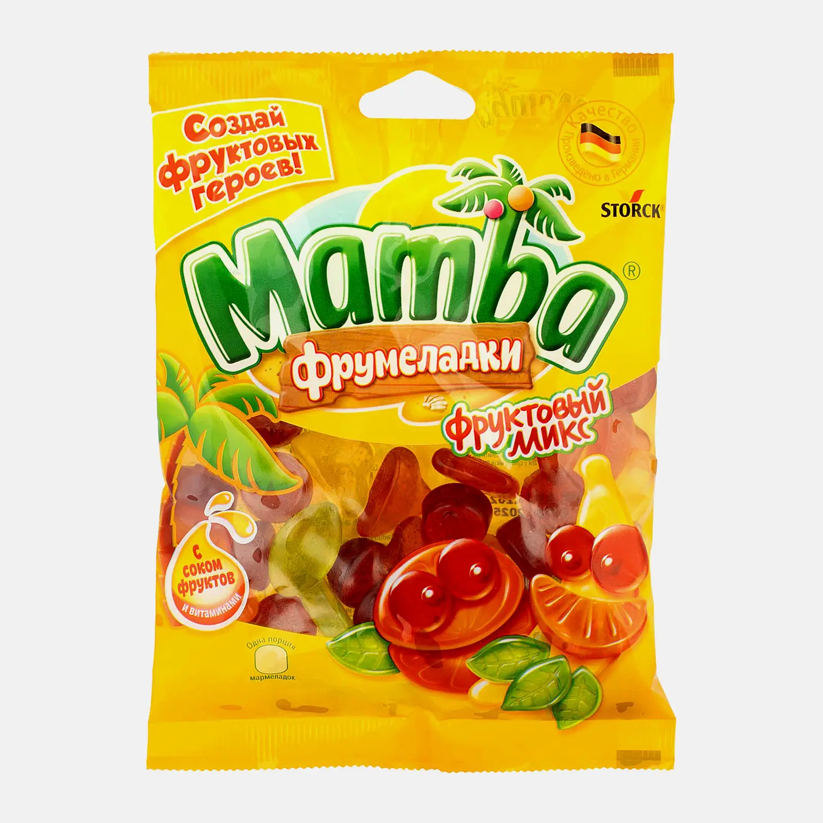 Мармелад фруктовый микс Mamba 140г