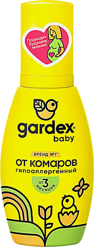Спрей от комаров Gardex Baby детский с трех месяцев 75мл Спрей от комаров Gardex Baby детский с трех месяцев 75мл