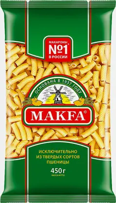 Макароны Makfa Рожки 450г