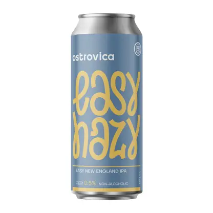 Пивной напиток безалкогольный Ostrovica Brewery Easy Hazy 0.5% 450мл