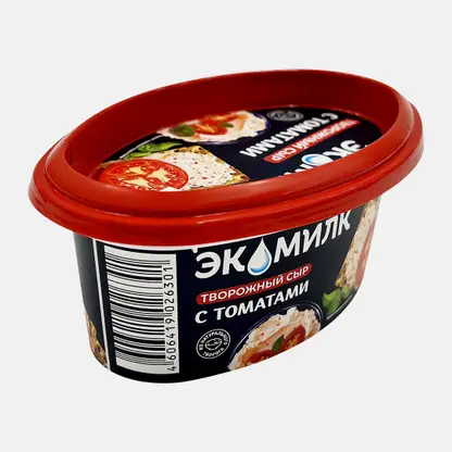 Сыр творожный с томатами Экомилк 60% 120г