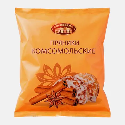 Пряники Колос Комсомольские заварные глазированные 400г