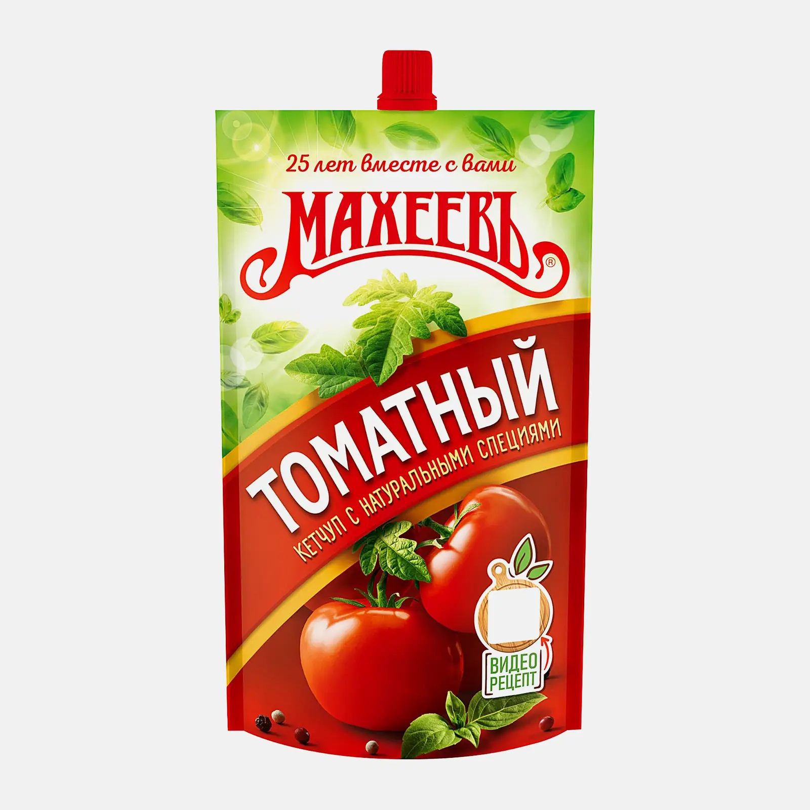 Изображение товара Кетчуп Махеевъ томатный 300г универсальный соус ярко-красный