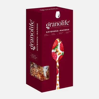 Гранола Granolife Клубника малина 200г