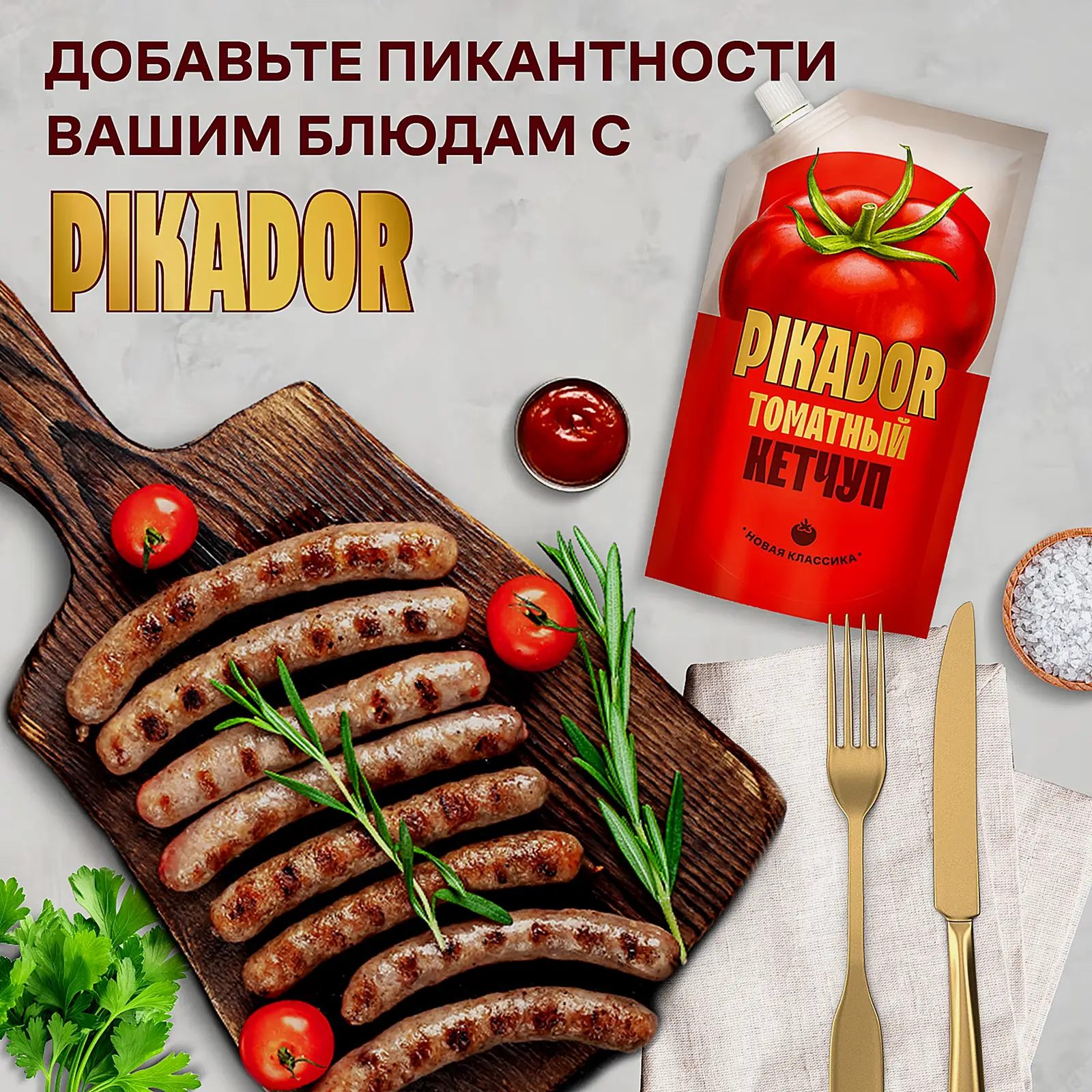 Кетчуп Томатный Pikador 300г