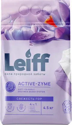 Стиральный порошок Свежесть гор Leiff 4.5кг