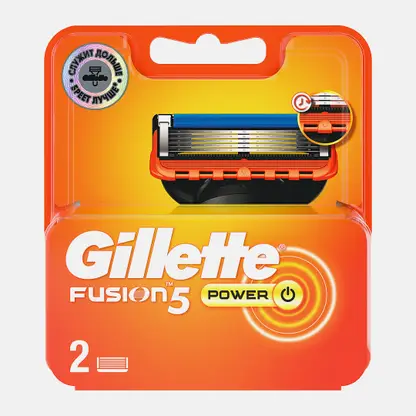Сменные кассеты для бритья Gillette Fusion 5 Power 2шт