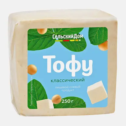 Продукт пищевой соевый Сельский дом Тофу классический 4.8% 250г