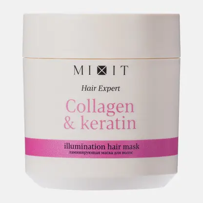 Ламинирующая маска для волос Hair Expert Mixit 400мл