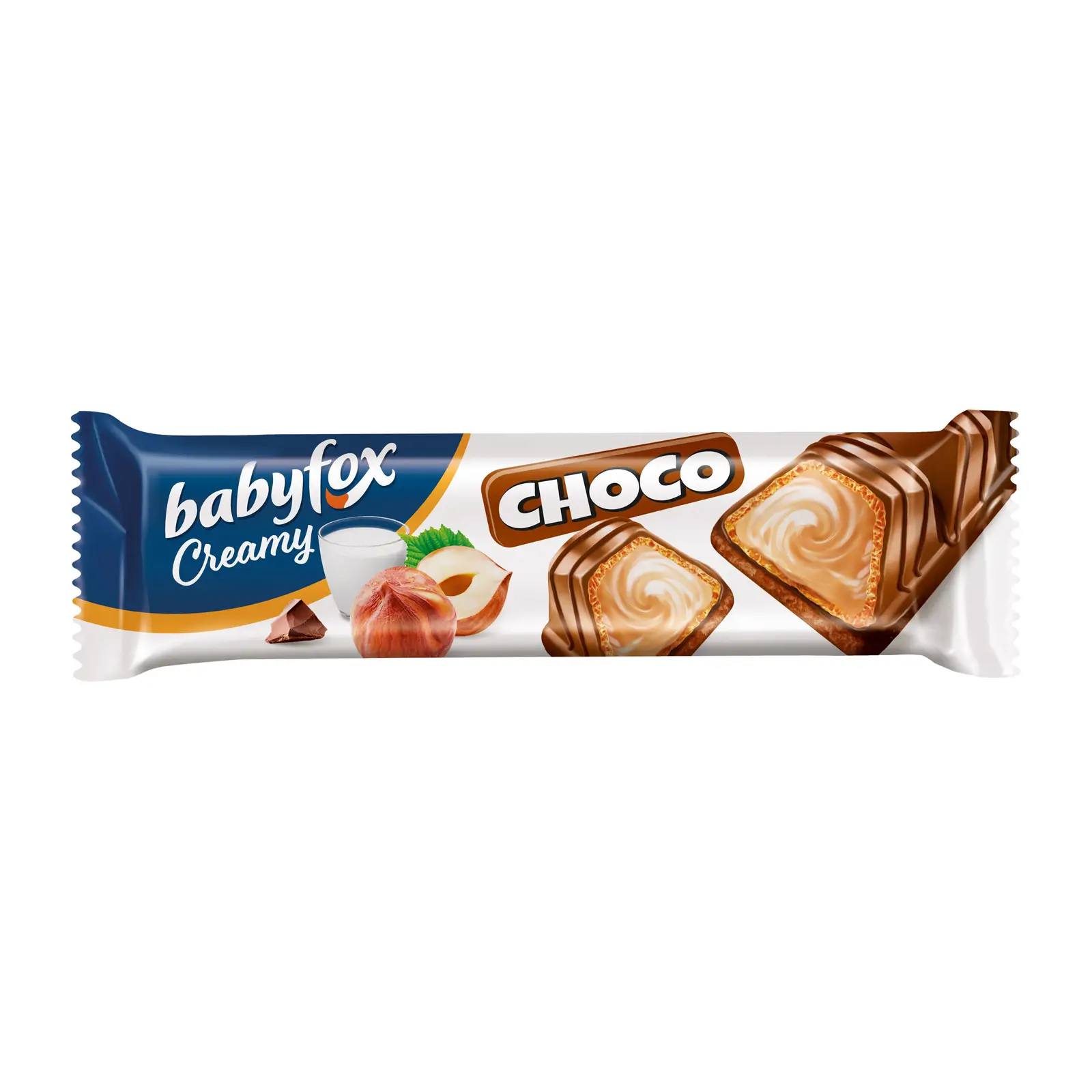 Вафельный батончик Babyfox Creamy Choco 23г