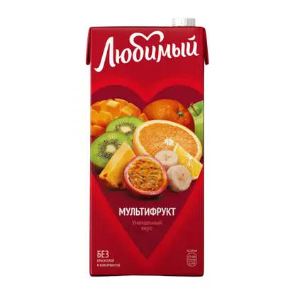 Изображение товара Напиток Любимый Тропический микс 1.93л