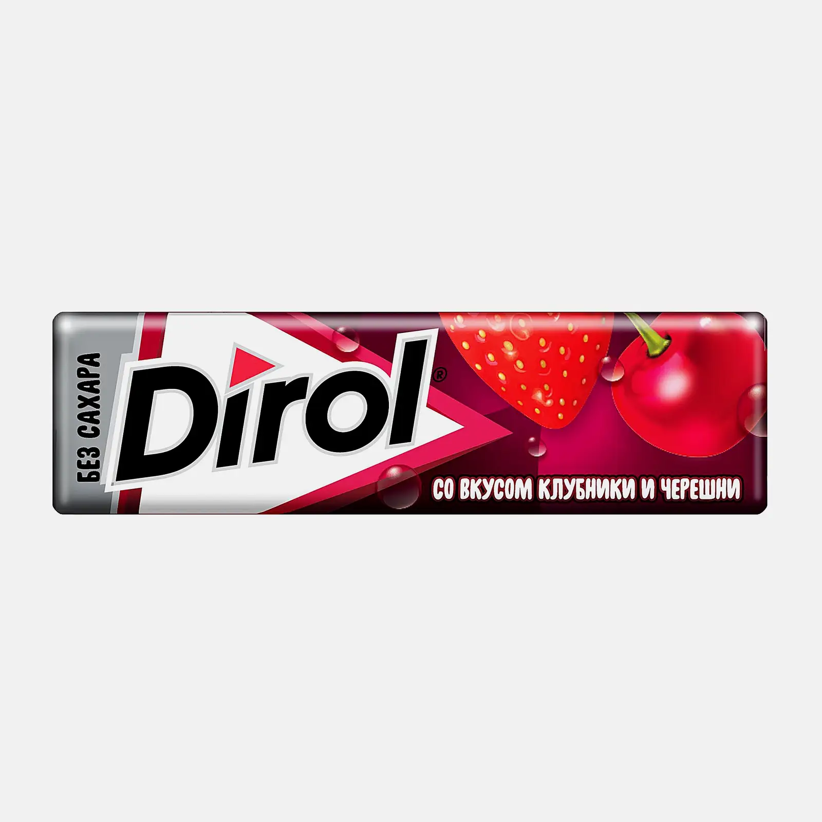 Изображение товара Жевательная резинка Dirol Клубника черешня 13.6г