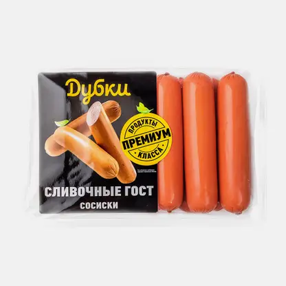 Сосиски Дубки Сливочные 600г
