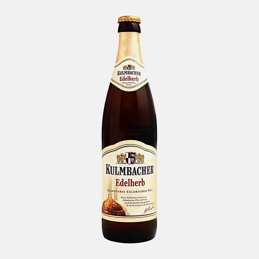 Пиво Kulmbacher Edelherb Premium Pils светлое фильтрованное пастеризованное 4.9% 500мл