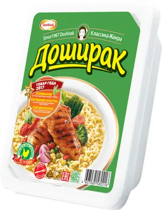 Изображение товара Лапша Доширак быстрого приготовления курица с перцем 90г