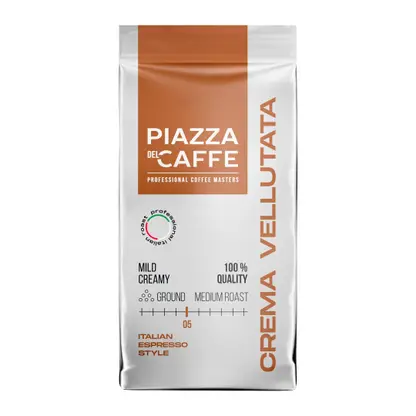 Изображение товара Кофе молочный Piazza Del Caffe Crema Vellutata жареный 250г