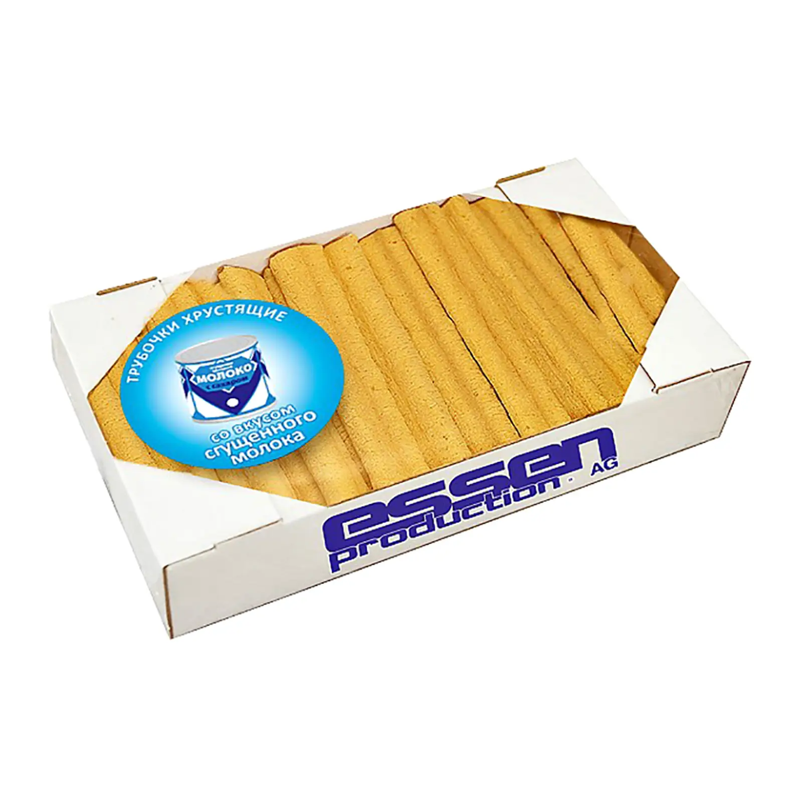 Изображение товара Вафельные трубочки Махеевъ со сгущенным молоком 400г