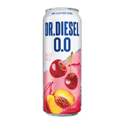 Пивной напиток Вишня-персик безалкогольный Doctor Diesel 430мл