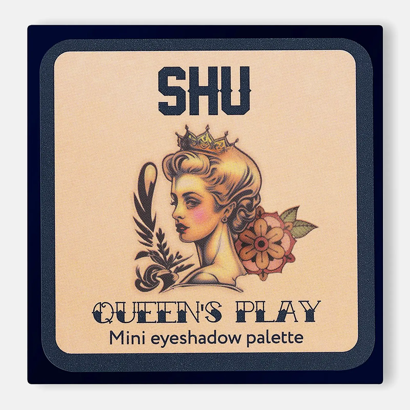 Мини - палетка теней для век Shu Queens Play тон 121 базовый коричневая 4г