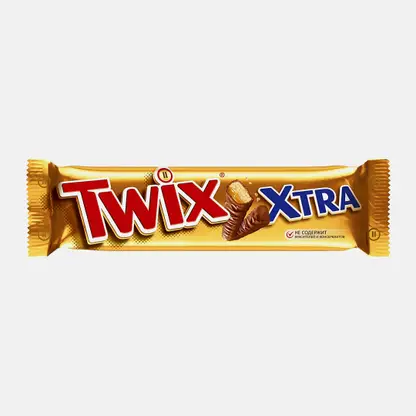 Шоколадный батончик с карамелью Twix Xtra 82г