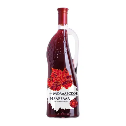 Вино Молдавское Изабелла красное полусладкое 12% 750мл
