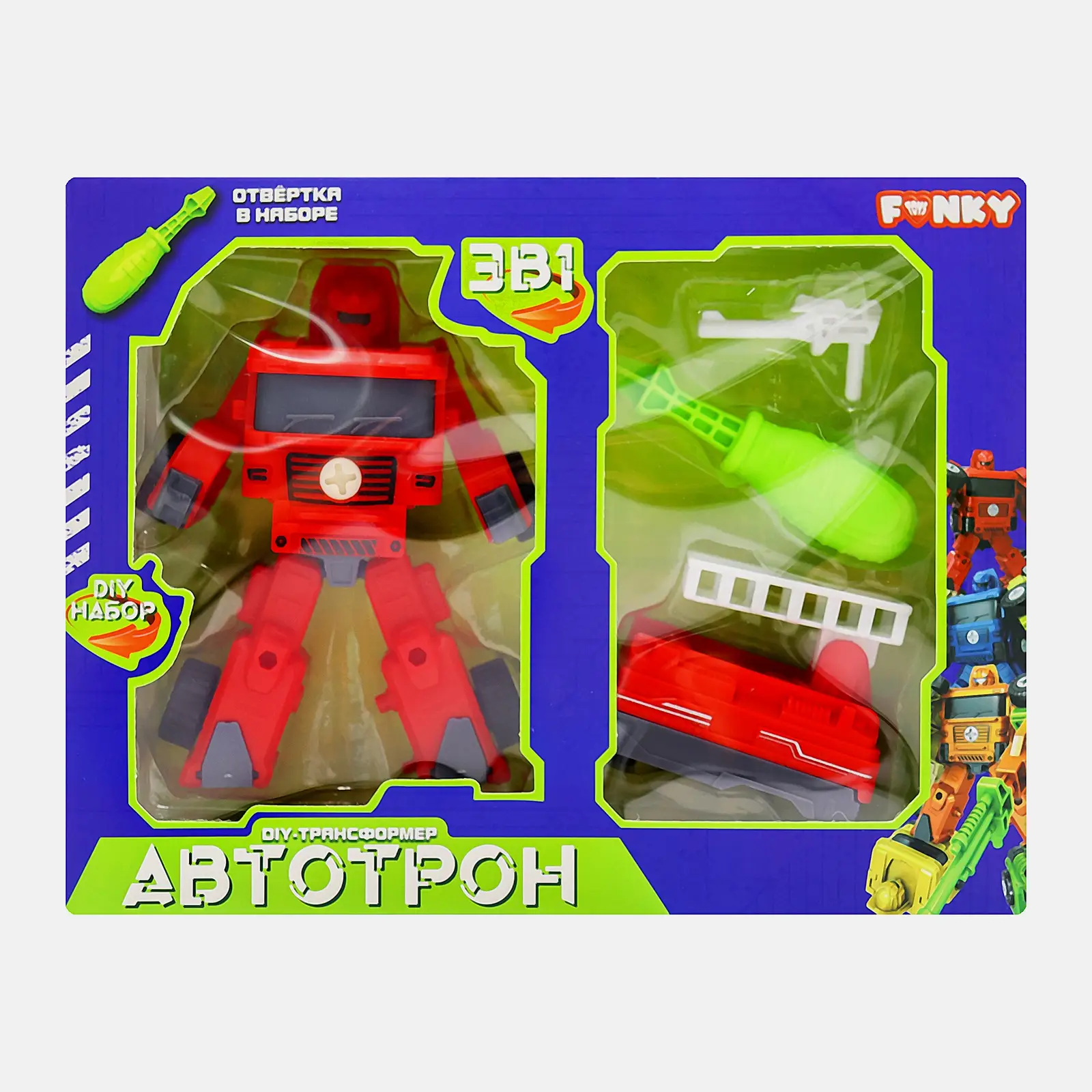 Робот-трансформер Funky Toys 20см в ассортименте - фото 7
