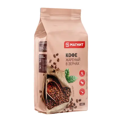 Изображение товара Кофе в зернах Магнит натуральный 1кг