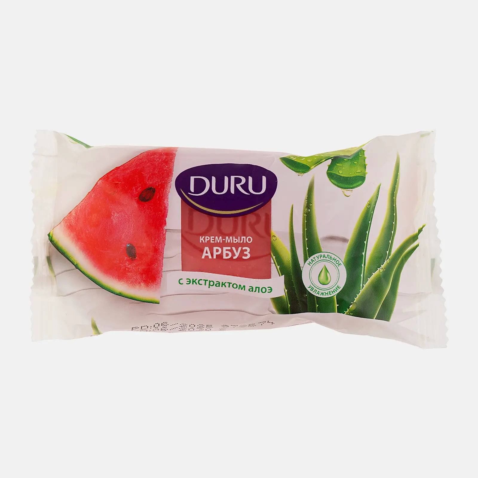 Изображение товара Крем-мыло Duru Арбуз и экстракт алоэ 80г натуральное увлажняющее мыло для лица и тела