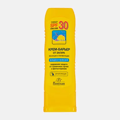 Крем-барьер Floresan от загара водостойкий SPF30 125мл